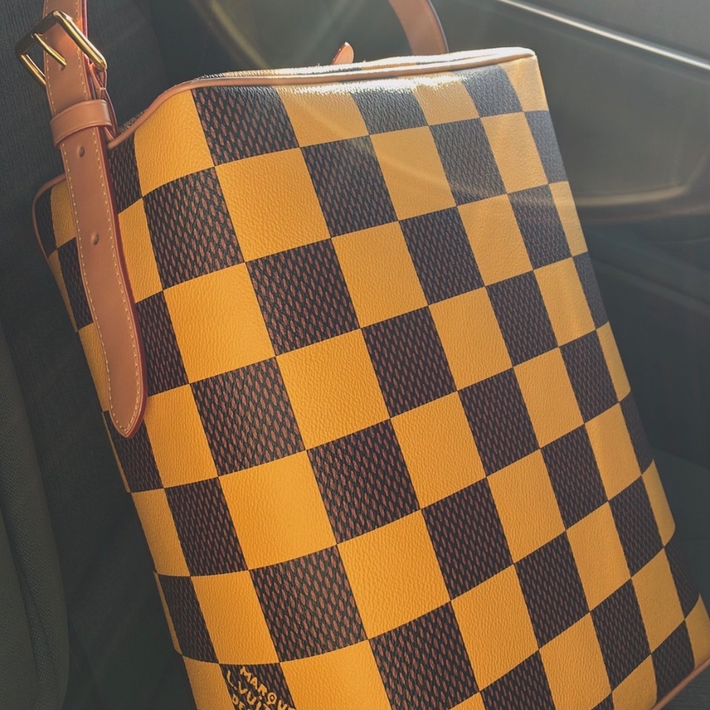 Louis Vuitton Shoes Bag Damier Pop Yellow